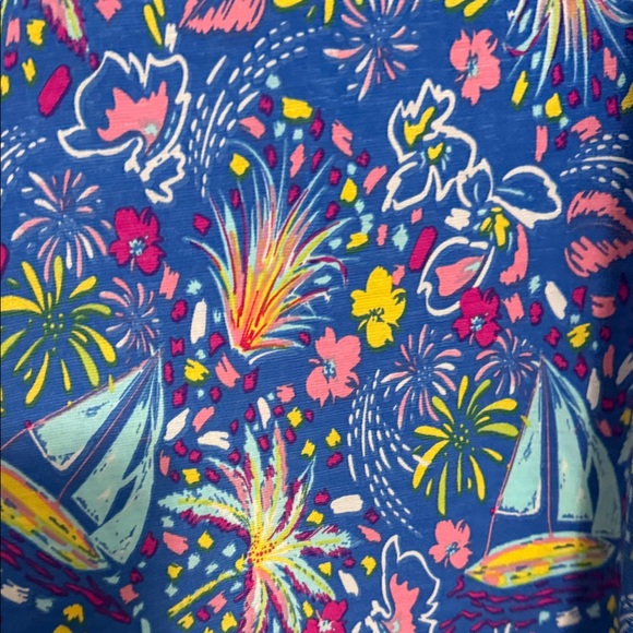 Vibrant Blue Sleeveless Dress - Picture 3 of 3